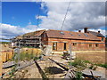 Construction work at Allesborough Farm, near Pershore