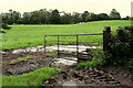 Muddy entrance to field, Tattraconnaghty