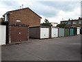 SE2134 : Lock-up garages, The Boulevard, Farsley by Stephen Craven