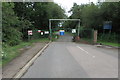 Entrance to the landfill site