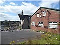 Derelict buildings at the House