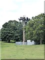 Mobile phone mast on Long Hill