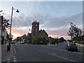 Looking along the B1033 towards Frinton Free Church