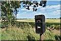 Ubbeston: Post box at Wood  Farm