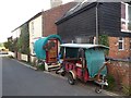 Traditional vehicles in Quay Street