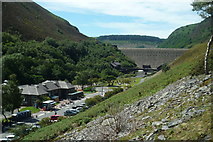 SN9264 : Elan Valley Visitor Centre and Caban Coch Dam by Fabian Musto