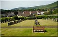 View over the cemetery