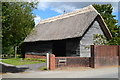 Thatched barn at Figsbury Farm