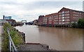 TA1028 : View down the River Hull from near Drypool Bridge by habiloid