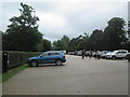 Car  park  at  Kenilworth  Castle