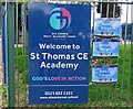 St Thomas CE Academy signs 0001