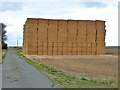 Large straw stack