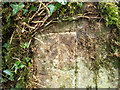 SX4885 : Benchmark on a granite gatepost by Neville Goodman