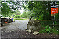 Gatepost at Wester Chalder