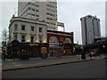 TQ2781 : The Green Man and Edgware Road Underground Station, Edgware Road by Robin Sones