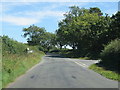 Road junction approaching North Cowton