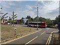 SU9850 : Bus on Surrey University Campus by James Emmans