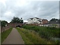 Canal towpath approaching A38 bridge, Bridgwater