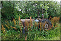 Discarded tractor at Rosewood Farm