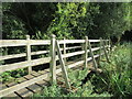 Footbridge over a drain