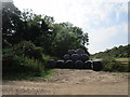 Silage bales near Kirby Lodge