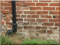 Bench mark, Coach house at Trent House, Fiskerton