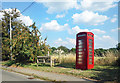 Phone Box, Seat & Crab Apple Tree