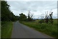 Road and high fence