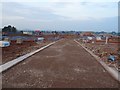 New road laid on a Persimmon site