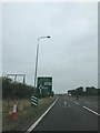 Signage for Black Cat Roundabout south on A1