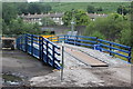 Temporary bridge at Navigation Colliery, Crumlin