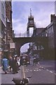 SJ4066 : Eastgate Clock, Chester 1968 by Jim Barton