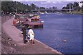 SJ4065 : Boat landings on the River Dee, Chester by Jim Barton