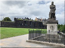 NS7993 : Statue of Robert the Bruce by Andrew Abbott