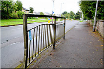 H4772 : Pedestrian barrier along Donaghanie Road, Cranny by Kenneth  Allen