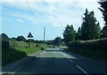 London Road near Stapeley Farm