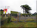 Farm crossing and footpath across the railway