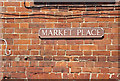 TG1022 : Market Place sign by Geographer