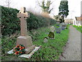 TG1508 : Bawburgh War Memorial beside the church path by Adrian S Pye