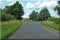 Bend on road towards Evenley and Brackley