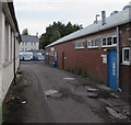 Access road to Snow White Laundries, Pontypool