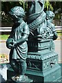 Cherub on a drinking fountain