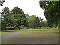 Paths at the north end of Cross Flatts Park