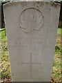 Milford Military Cemetery: CWGC grave (30)