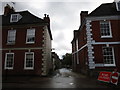 The entrance to Back Lane, Warwick