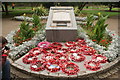 View of the Leyton Orient War Memorial in Coronation Gardens