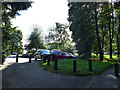 Upper car park at Roundhay Park