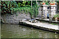 Canalside security in Macclesfield, Cheshire