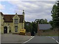 SP9019 : The road through Mentmore passing the Stag by Steve Daniels