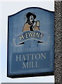 Sign for the Hatton Mill, Hatton